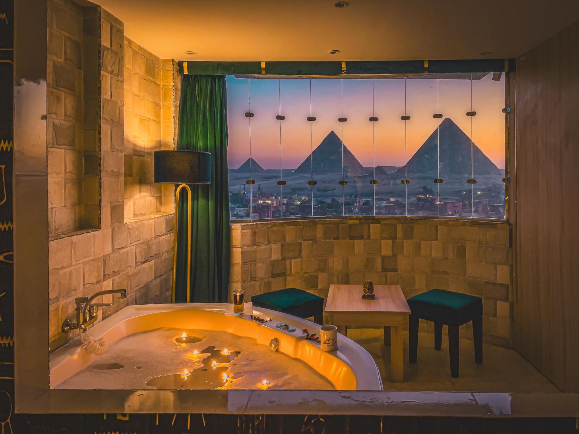 Jumeirah Pyramids View Inn Kafret el-Gabal Zewnętrze zdjęcie
